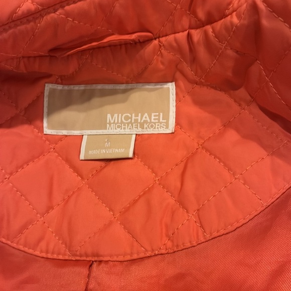 Michael Kors Quilted Orange Jacket - Picture 6 of 6